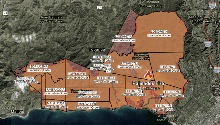 Palisades Fire Update, Sunday, Jan. 26: 87% contained, flood watch issued for burn scar areas